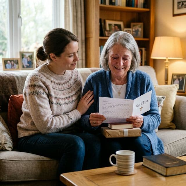 Custom christian song gift for mom